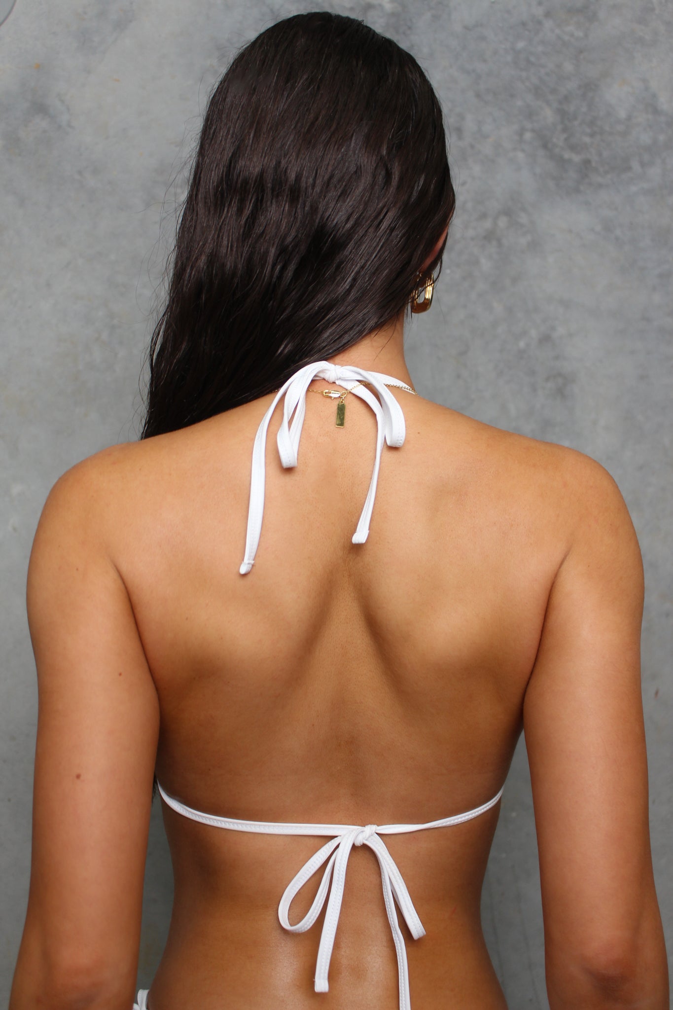 Tiana Contrast Top | Nero/Bianco